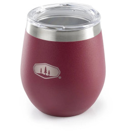 Pahar din oțel GSI Outdoors Glacier Stainless Glass vișiniu cabernet