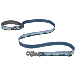 Lesă pentru câini Ruffwear Crag EX™ Leash albastru/violet Alpine Dawn