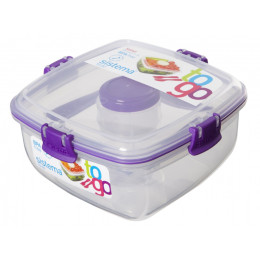 Cutie de salate Sistema Salad To Go 1,1L violet