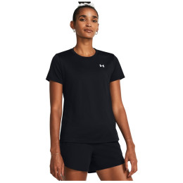 Tricou femei Under Armour Tech SSC - Solid negru Black / / White