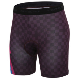 Pantaloni scurți de ciclism femei Protective 126011-690 P-Vert vișiniu