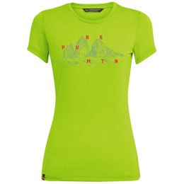 Dámské triko Salewa Graphic Dri-Rel W S/S Tee verde