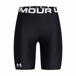 Pantaloni scurți femei Under Armour HG Authentics 8in Short negru Black/White