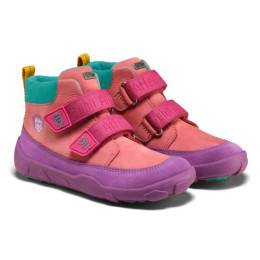 Dětské barefoot boty Affenzahn Low Boot Leather Friendy Owl violet Owl