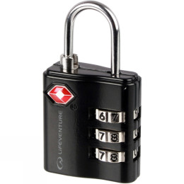 Lacăt Lifeventure TSA Combi Lock negru Black