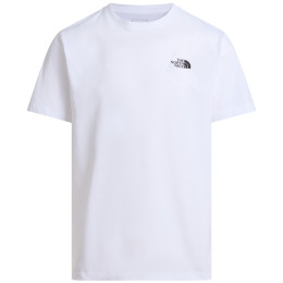 Tricou bărbați The North Face M Mountain Sketch Regular Short Sleeve alb TNF WHITE