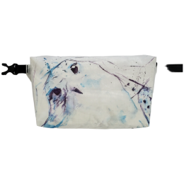 Borsetă High Tail Designs Fanny Pack v1.5 Curious Hawk alb/albastru Curious Hawk