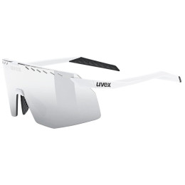 Ochelari de soare Uvex Pace Stage alb/argintiu WHITE MATT / MIR.SILVER
