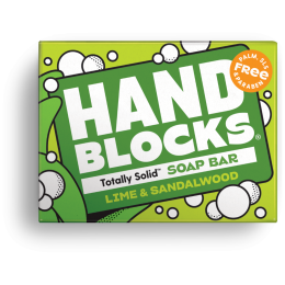Săpun de voiaj Shower Blocks Hand Soap - Lime & Sandawlwood galben