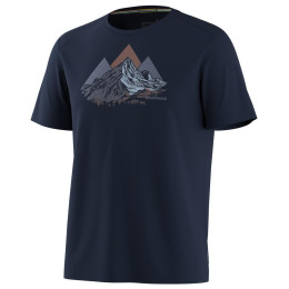 Tricou funcțional bărbați Smartwool Triangle Mountain Active Short Sleeve Graphic Tee