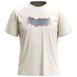 Tricou Smartwool Mountain Horizon Short Sleeve Graphic T bej almond