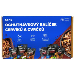 Greieri comestibili Sens Pachet de degustare: 6x greieri și viermișori