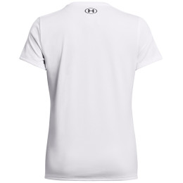 Tricou funcțional femei Under Armour Tech SSV - Solid alb White/Black