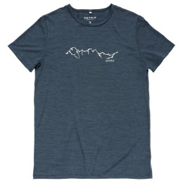 Tricou bărbați Devold Active "Skyline" Tee Man albastru închis NIGHT