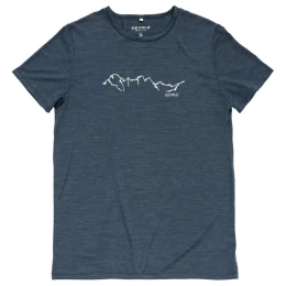 Tricou bărbați Devold Active "Skyline" Tee Man albastru închis NIGHT