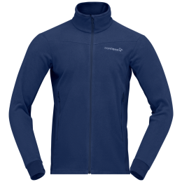 Hanorac funcțional bărbați Norrona falketind warm2 Jacket albastru închis Indigo Night