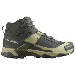 Încălțăminte bărbați Salomon X Ultra 5 Mid Gore-Tex verde Peat / Gray Green / Blue Nights