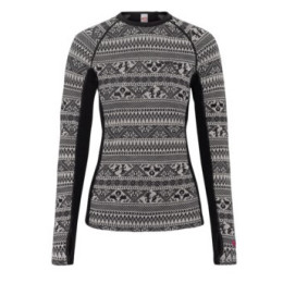 Tricou funcțional femei Kari Traa Tale Ls negru BLACK