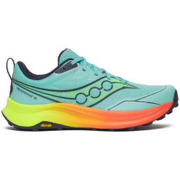 Încălțăminte de alergat pentru bărbați Saucony Peregrine 16 turcoaz splash/citron
