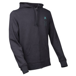 Hanorac bărbați Hiko Respect Zip Up Hoodie gri