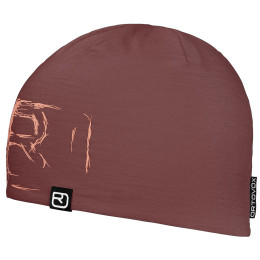 Căciulă Ortovox 120 Tec Logo Beanie violet închis/roz