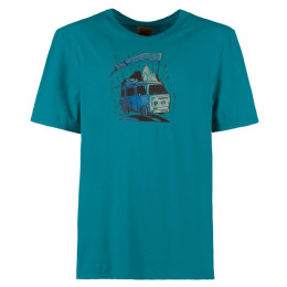 Tricou bărbați E9 Furgo Men's albastru Tropical Sea