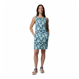 Rochie Columbia Chill River™ Printed Dress alb/albastru Collegiate Navy, Bontaniflage