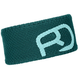 Bentiță femei Ortovox Rock'N'Wool Headband W verde