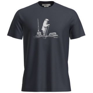 Tricou bărbați Icebreaker M Mer 150 Tech Lite SS T Pol Paddle albastru închis Midnight Navy