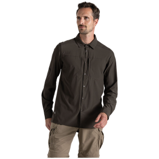 Cămașă bărbați Craghoppers NosiLife Pro Long Sleeved Shirt V verde Woodland Green