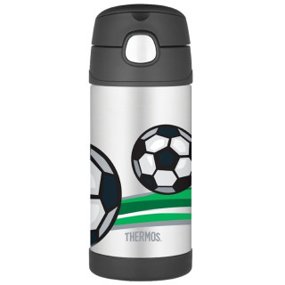 Termos copii Thermos Funtainer - fotbal negru