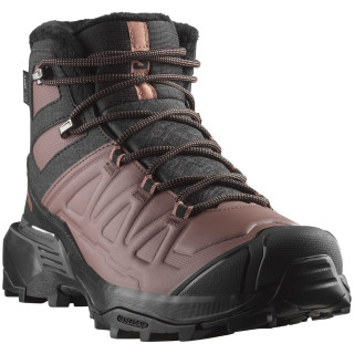 Încălțăminte femei Salomon X Ultra Snowpilot Waterproof negru/maro Black / Peppercorn / Cognac