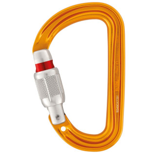 Carabină cu siguranță Petzl Sm´D Screw Lock portocaliu Orange