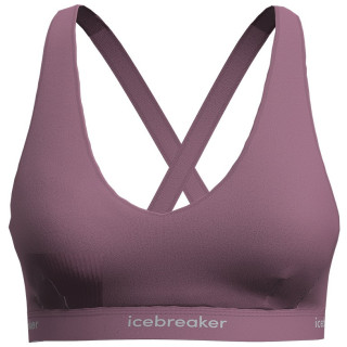 Bustieră Icebreaker W Mer 125 Cool-Lite Sprite Racerback Bra roz Deco