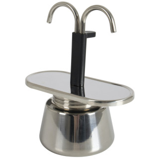 Fierbător Bo-Camp Percolator 2-cups argintiu