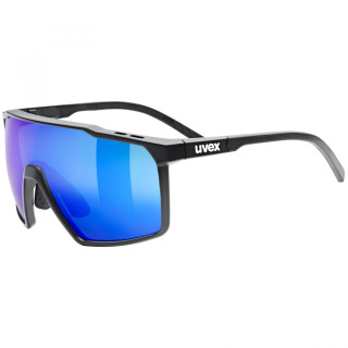 Ochelari sport Uvex Mtn Perform S negru Black Matt/Mirror Blue