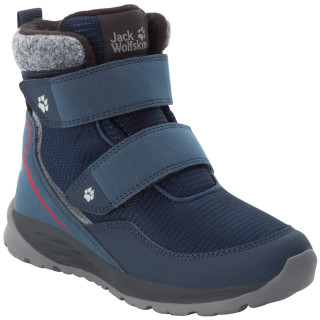 Încălțăminte de iarnă copii Jack Wolfskin Polar Bear Texapore Mid Vc K albastru