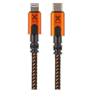 Cablul de încărcare și de date Xtorm Xtreme USB-C to Lightning cable (1,5m) negru Black/Orange