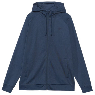 Hanorac bărbați 4F Sweatshirt Fnk M404 albastru închis NAVY MELANGE