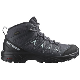 Încălțăminte de trekking femei Salomon X Braze Mid Gore-Tex negru/gri Ebony / India Ink / Bleached Aqua