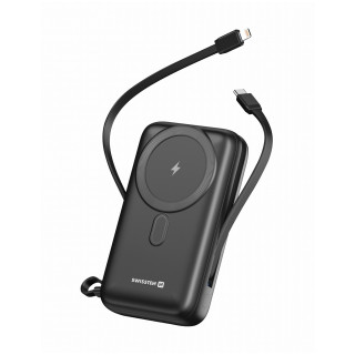 Powerbank fară fir Swissten POWER BANK 20000 mAh PD 20W negru