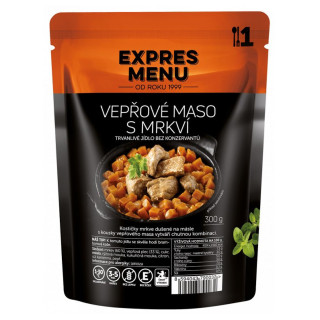 Expres menu Carne de porc cu morcovi 300gr