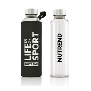 Sticlă sport Nutrend De sticlă cu manșon termic 500 ml negru