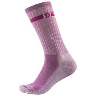 Șosete femei Devold Outdoor Medium Sock roz  Pink melange