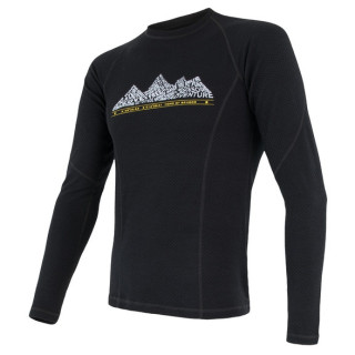 Tricou bărbați Sensor Merino DF Adventure negru