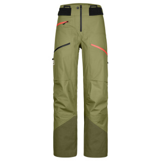 Pantaloni femei Ortovox 3L Deep Shell Pants W verde wild herbs