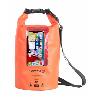 Husă impermabilă Swissten WATERPROOF ORANŽOVÉ (10L) portocaliu/