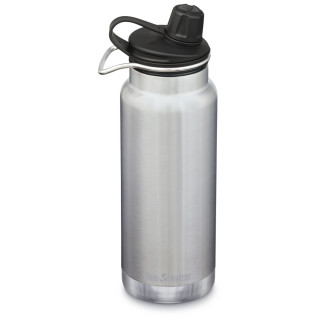 Sticlă termică Klean Kanteen TK Wide 32 oz WideChug Cap argintiu