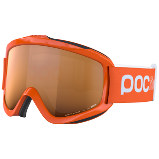 Ochelari de schi copii POC POCito Iris portocaliu/ Fluorescent Orange/Partly Sunny Light Orange