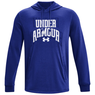 Hanorac bărbați Under Armour Rival Terry Graphic HD albastru